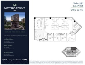 4600 S Ulster St, Denver, CO à louer Plan d’étage– Image 1 sur 5