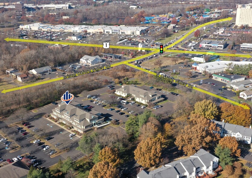 333 N Oxford Valley Rd, Fairless Hills, PA à louer - Aérien – Image 1 sur 11