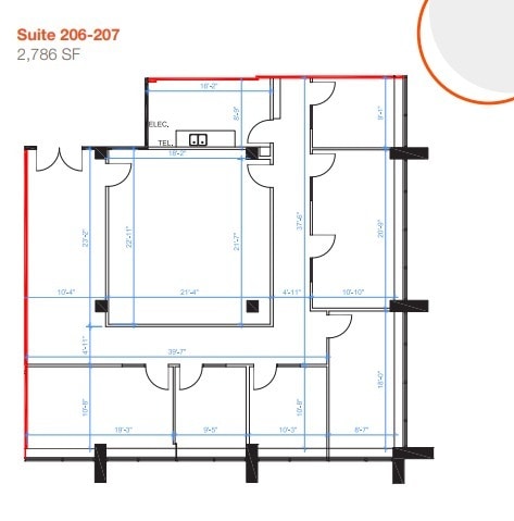885 Don Mills Rd, Toronto, ON à louer Plan d’étage– Image 1 sur 1