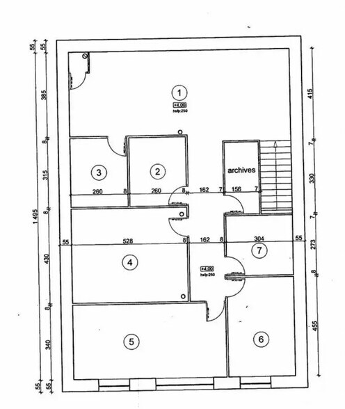 Local commercial dans Marseille à louer - Plan d’étage – Image 2 sur 4