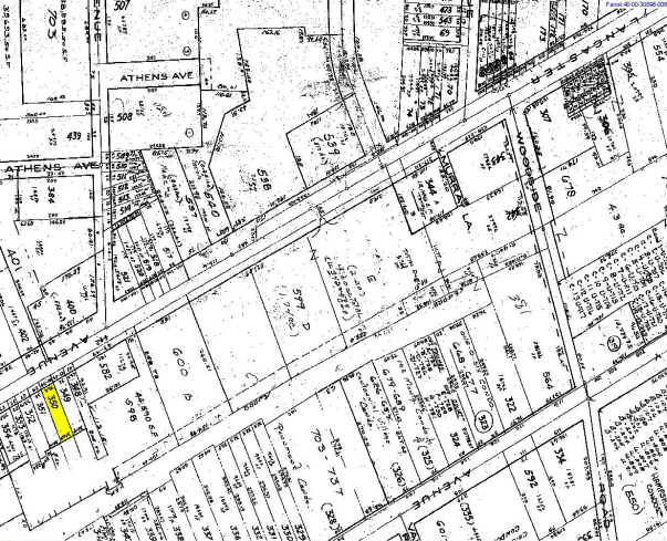 39-41 W Lancaster Ave, Ardmore, PA à vendre - Plan cadastral – Image 2 sur 5