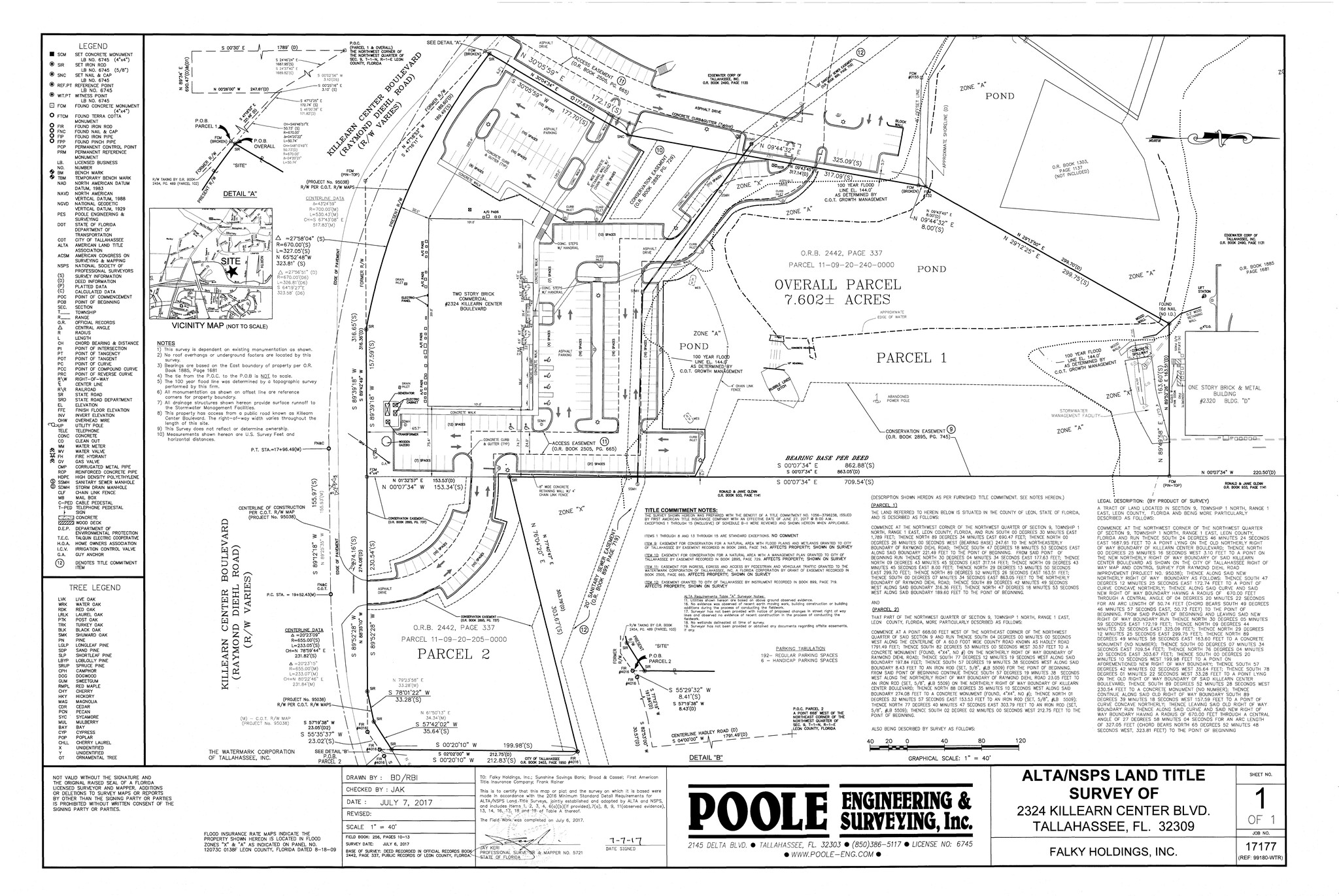 2324 Killearn Center Blvd, Tallahassee, FL à louer Plan de site– Image 1 sur 1