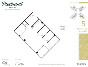3495 Piedmont Rd NE, Atlanta, GA à louer Plan d’étage– Image 1 sur 1