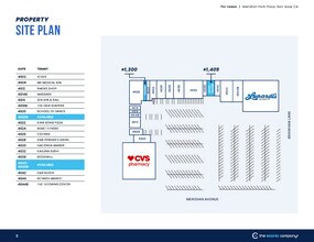 4550-4650 Meridian Ave, San Jose, CA à louer Plan de site– Image 1 sur 1