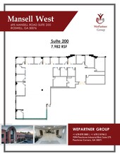 695 Mansell Rd, Roswell, GA à louer Plan de site– Image 1 sur 12