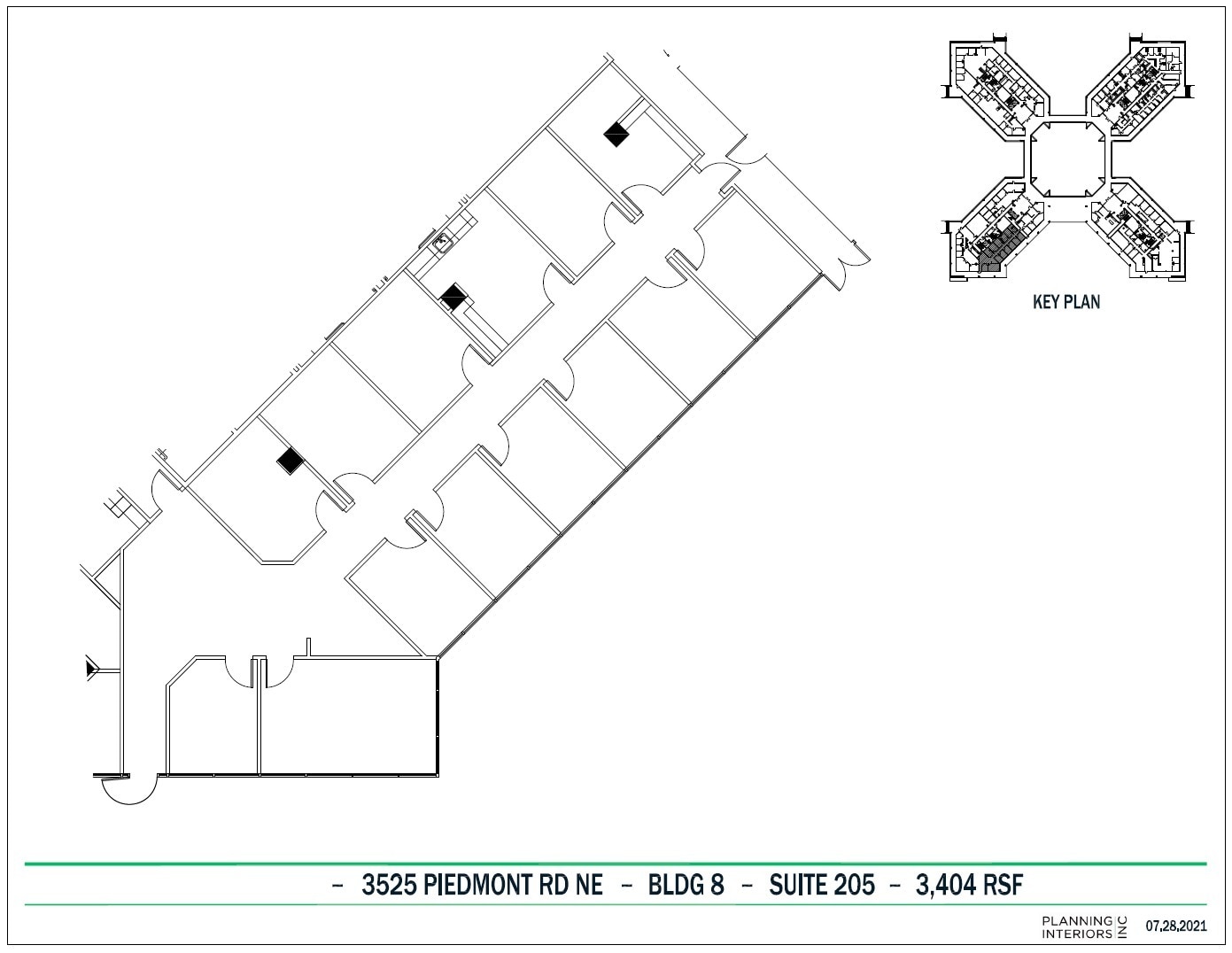 3495 Piedmont Rd NE, Atlanta, GA à louer Plan d’étage– Image 1 sur 1