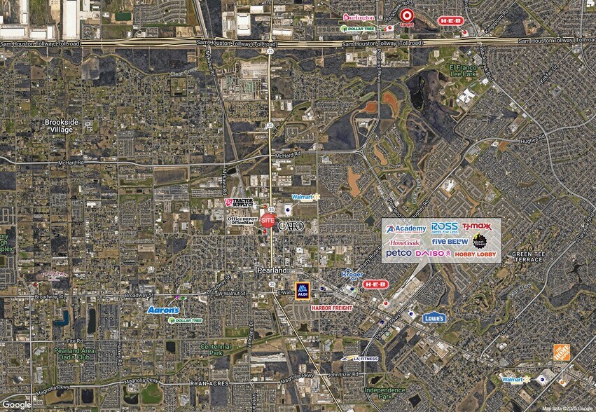 2002 N Main St, Pearland, TX à louer - Aérien – Image 2 sur 6