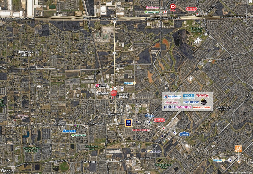 2002 N Main St, Pearland, TX à louer - Aérien – Image 2 sur 6