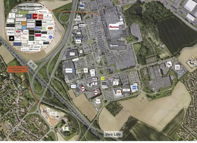 Local commercial dans Englos à louer - Photo de l’immeuble – Image 3 sur 5