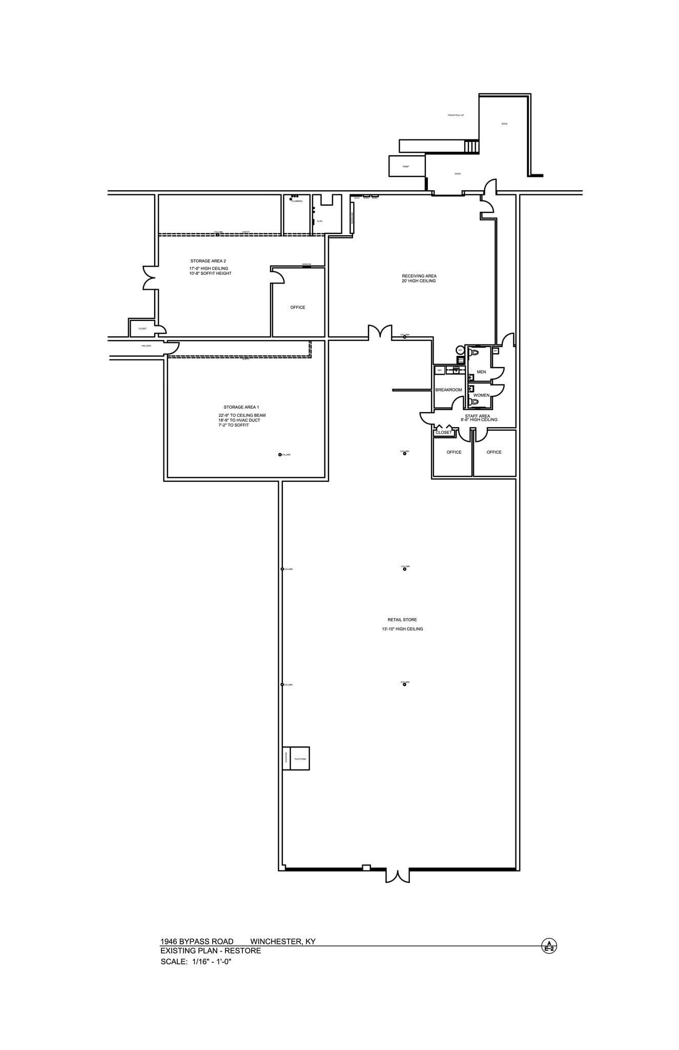 1912-1970 Bypass Rd, Winchester, KY à louer Plan de site– Image 1 sur 8