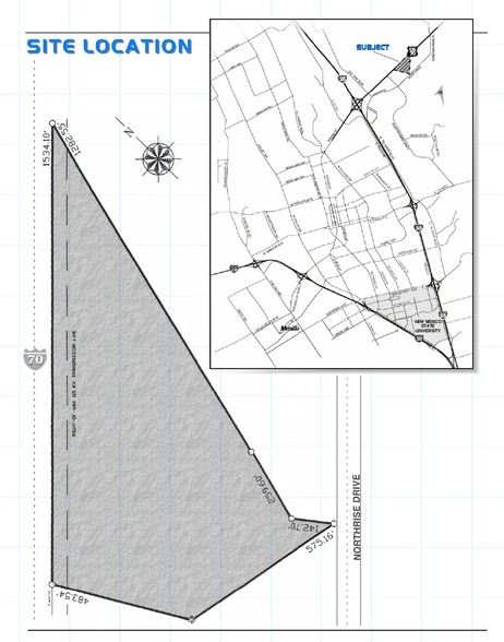 3400 Bataan Memorial St E, Las Cruces, NM à vendre - Plan cadastral – Image 3 sur 5