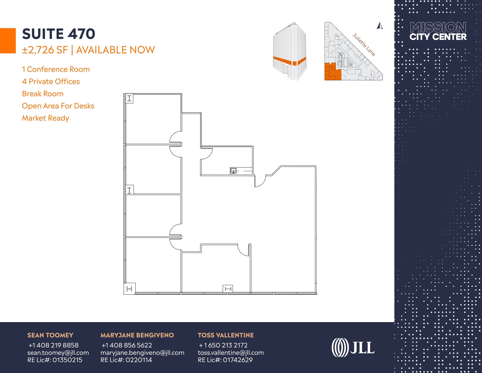 2350 Mission College Blvd, Santa Clara, CA à louer Plan de site– Image 1 sur 1