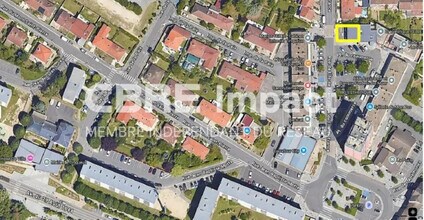 Tinqueux - Vue aérienne  vue de carte