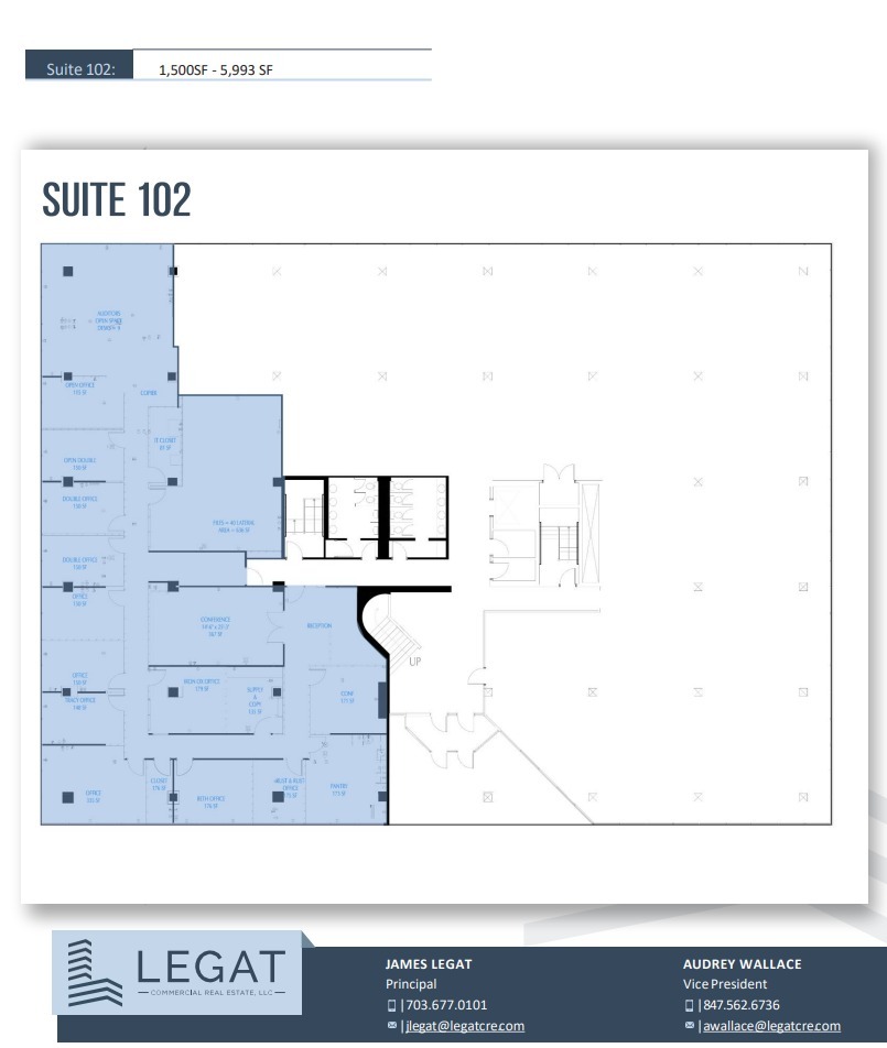 4084 University Dr, Fairfax, VA à louer Plan d’étage– Image 1 sur 1