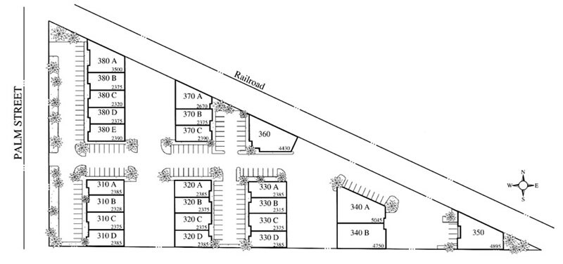 370 N Palm St, Brea, CA à louer - Plan de site – Image 3 sur 17