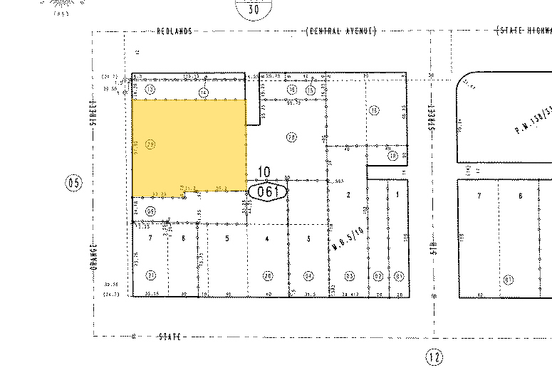 108 Orange St, Redlands, CA à louer - Plan cadastral – Image 3 sur 3