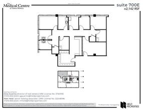 2021 Santa Monica Blvd, Santa Monica, CA à louer Plan d’étage– Image 2 sur 11