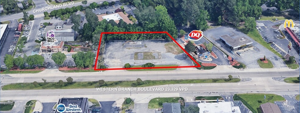 3228 Western Branch Blvd, Chesapeake, VA à louer - Photo principale – Image 1 sur 2