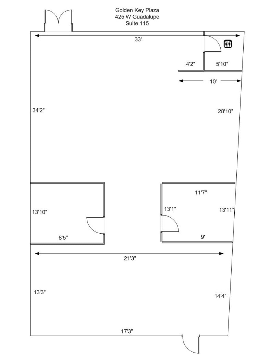 761 N Monterey St, Gilbert, AZ à louer Plan d’étage– Image 1 sur 1