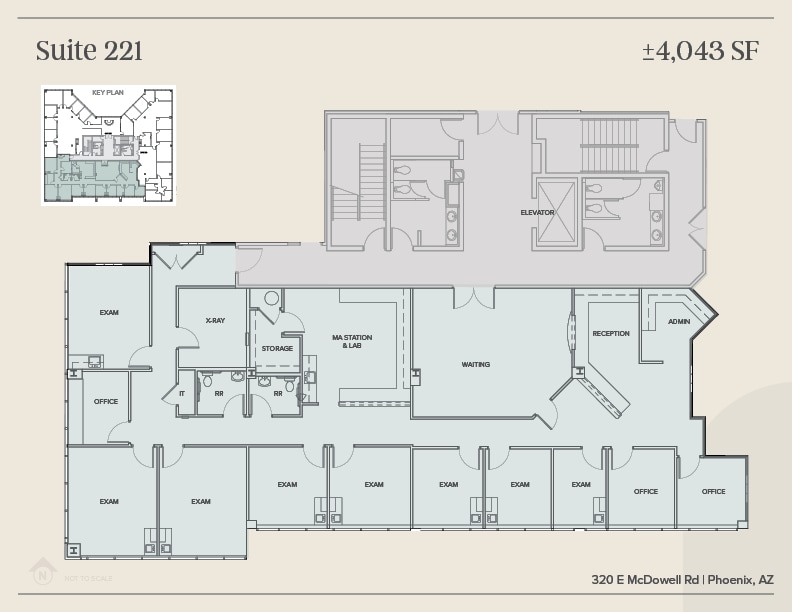 320 E McDowell Rd, Phoenix, AZ à louer Plan d’étage– Image 1 sur 1