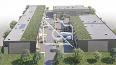 Trappes, YVE - VUE AÉRIENNE  vue de carte