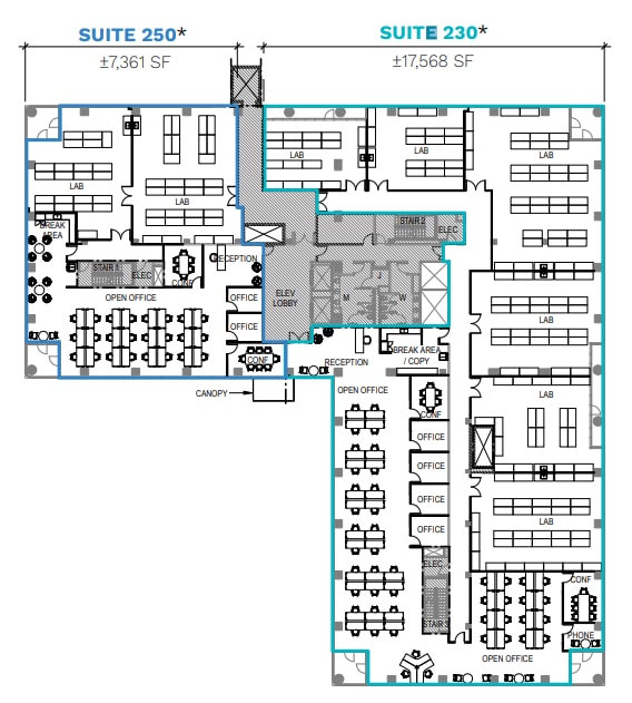 2929 Campus Dr, San Mateo, CA à louer Plan d’étage– Image 1 sur 1
