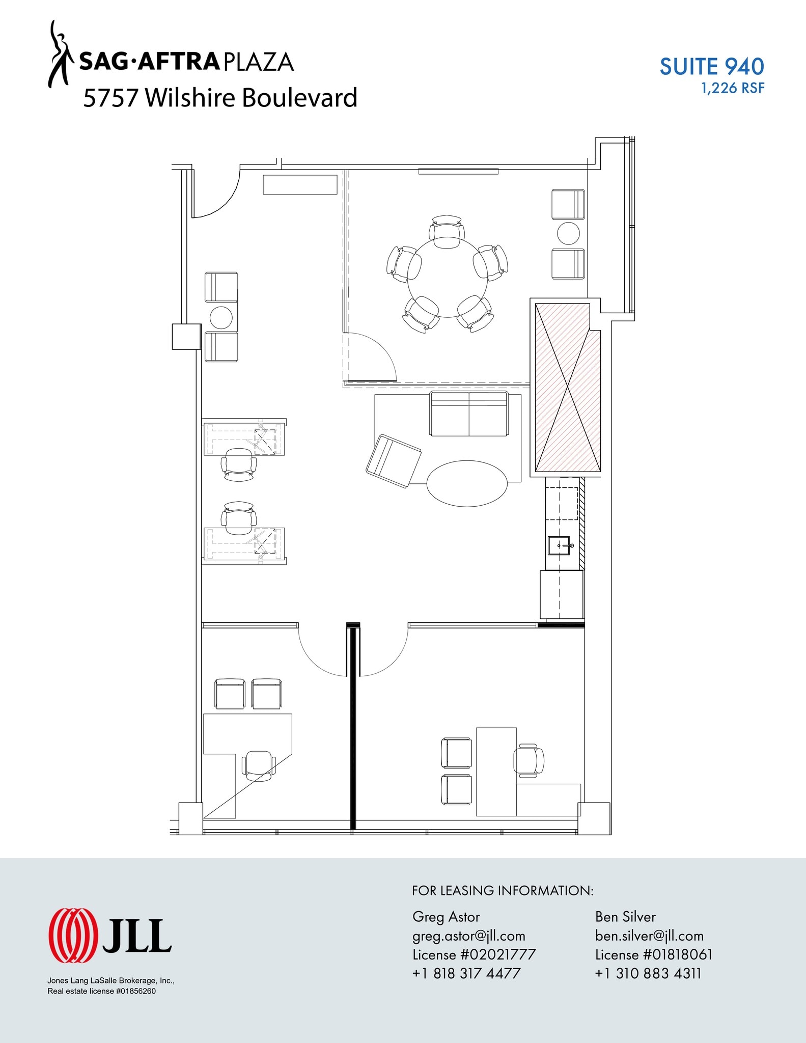 5757 Wilshire Blvd, Los Angeles, CA à louer Plan de site– Image 1 sur 1