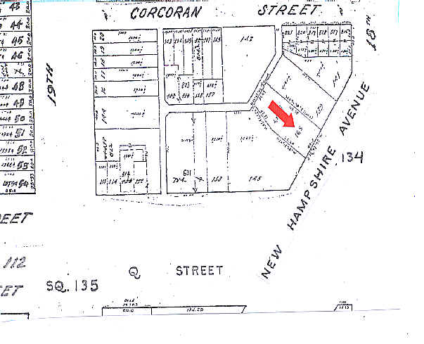 1604-1606 New Hampshire Ave NW, Washington, DC à louer - Plan cadastral – Image 2 sur 8