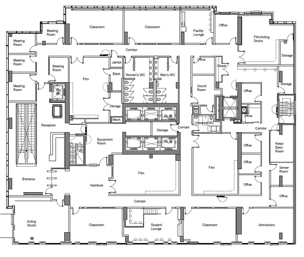 460 Yonge St, Toronto, ON à louer Plan d’étage– Image 1 sur 1