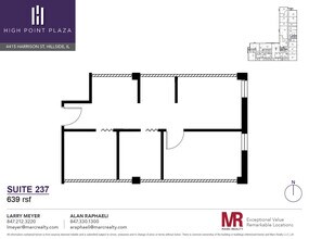 4415 W Harrison St, Hillside, IL à louer Plan d’étage– Image 1 sur 1
