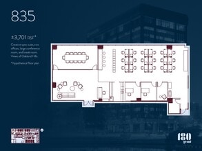 180 Grand Ave, Oakland, CA à louer Plan d’étage– Image 1 sur 2