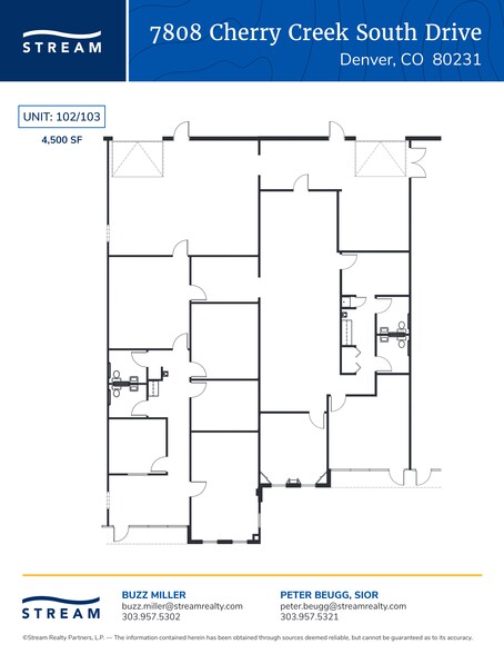 7808 E Cherry Creek South Dr, Denver, CO à louer - Plan de site – Image 2 sur 7