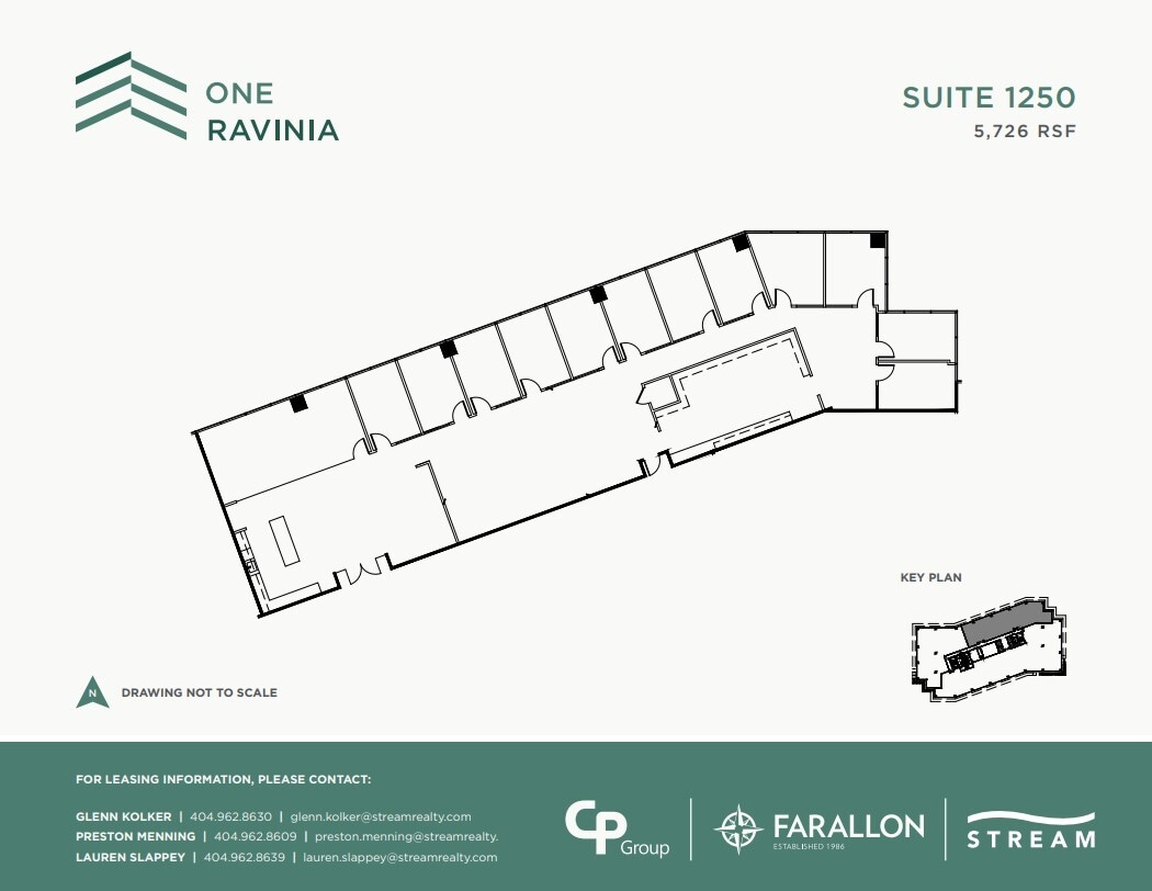 1 Ravinia Dr, Atlanta, GA à louer Plan d’étage– Image 1 sur 1