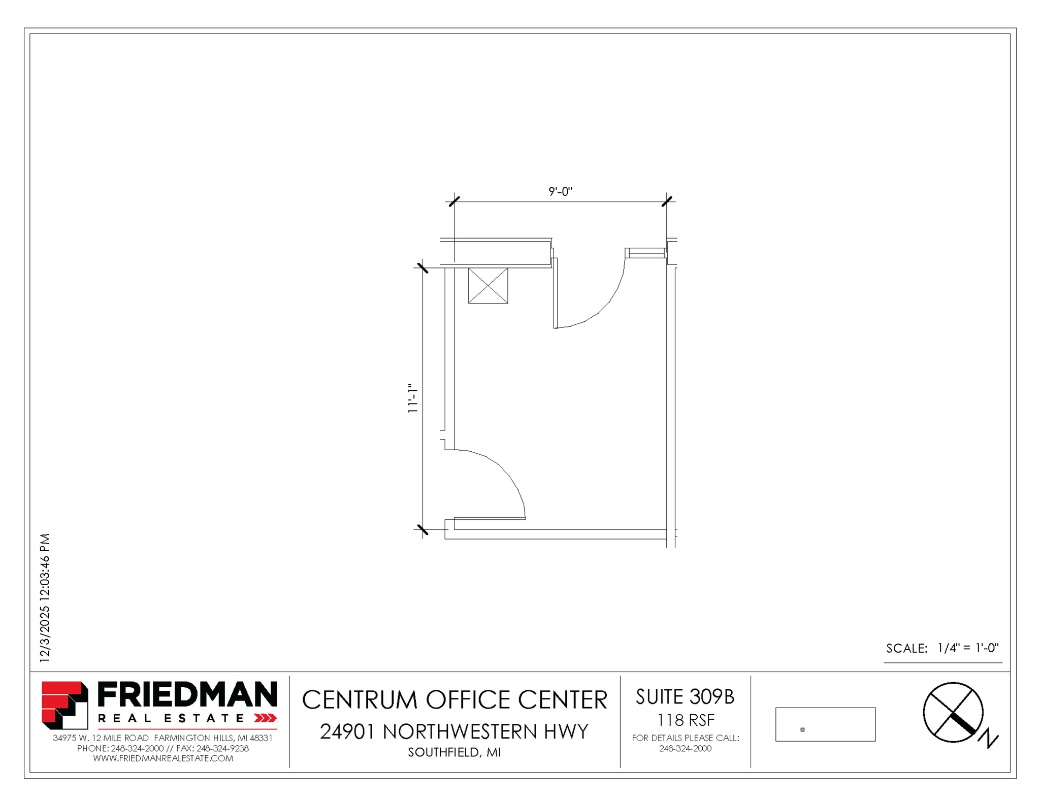 24901 Northwestern Hwy, Southfield, MI à louer Plan d’étage– Image 1 sur 1