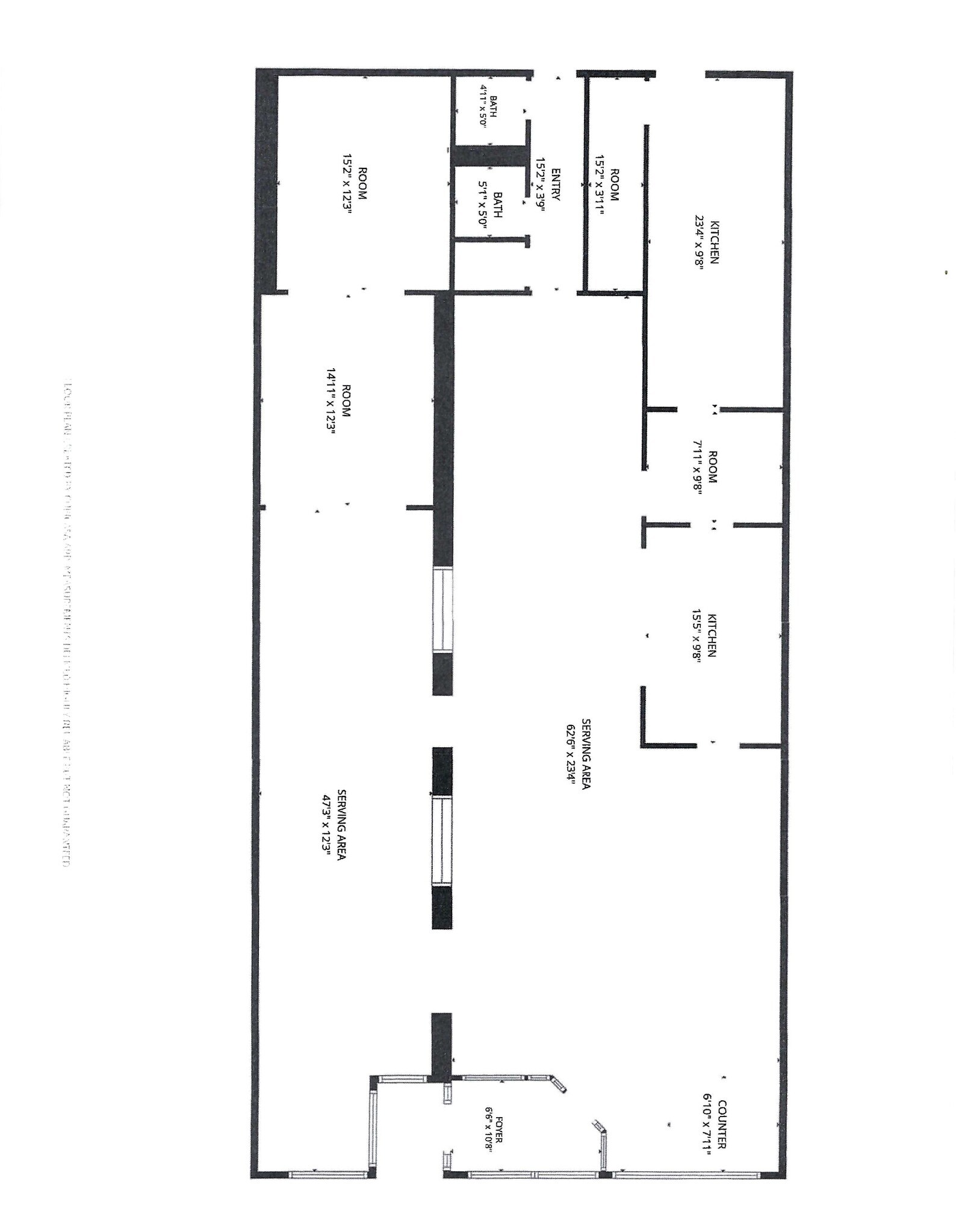 262 Central Ave, Long Prairie, MN à vendre Plan d’étage– Image 1 sur 2