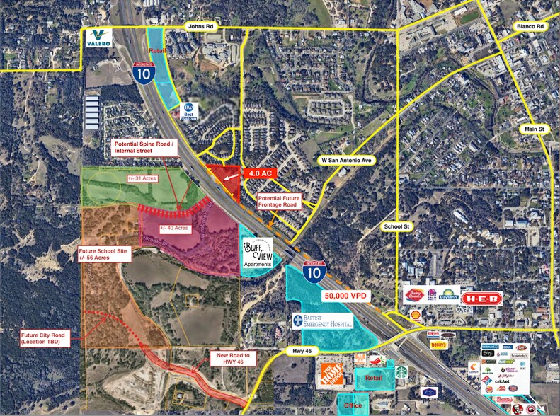 36432 IH 10 W, Boerne, TX à vendre - Aérien – Image 3 sur 6