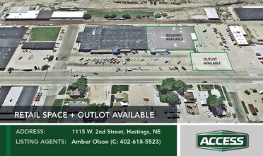 1115 W 2nd St, Hastings, NE à louer Aérien– Image 2 sur 2