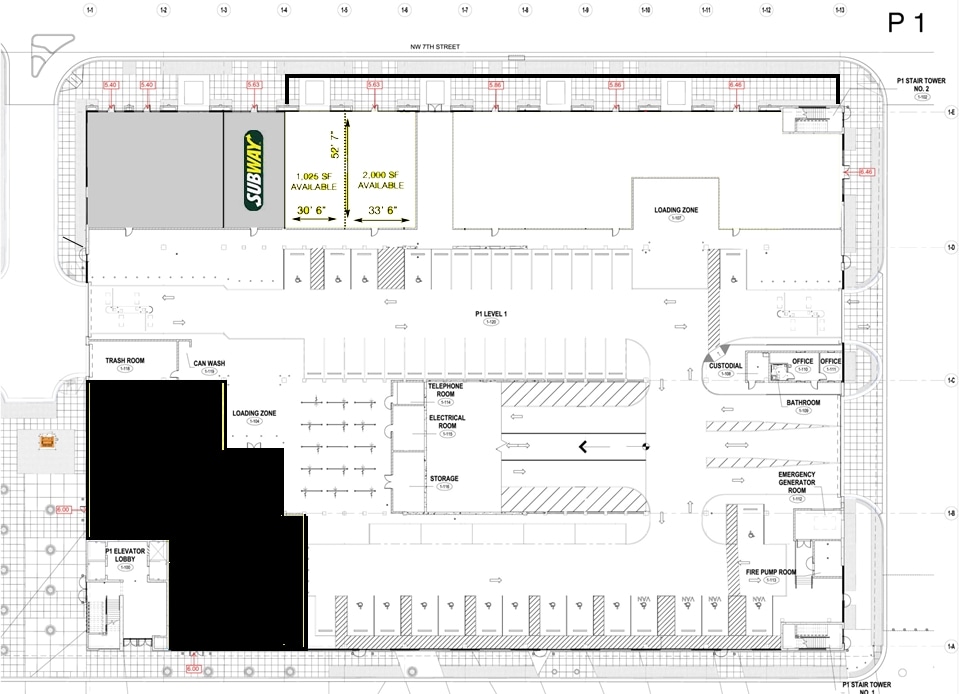1502 NW 7th St, Miami, FL à louer Plan d’étage– Image 1 sur 1