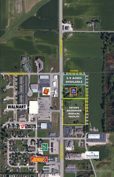 1910 N Shawano St, New London, WI à vendre - Aérien – Image 2 sur 3