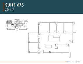 3440 Preston Ridge Rd, Alpharetta, GA à louer Plan d’étage– Image 2 sur 2