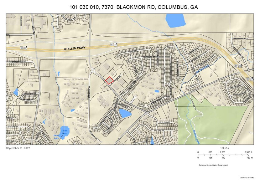 7370 Blackmon Rd, Columbus, GA à vendre - Plan cadastral – Image 3 sur 4