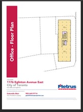 1176 Eglinton Av E, Toronto, ON à louer Plan d’étage– Image 1 sur 1
