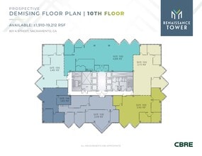 801 K St, Sacramento, CA à louer Plan de site– Image 2 sur 2