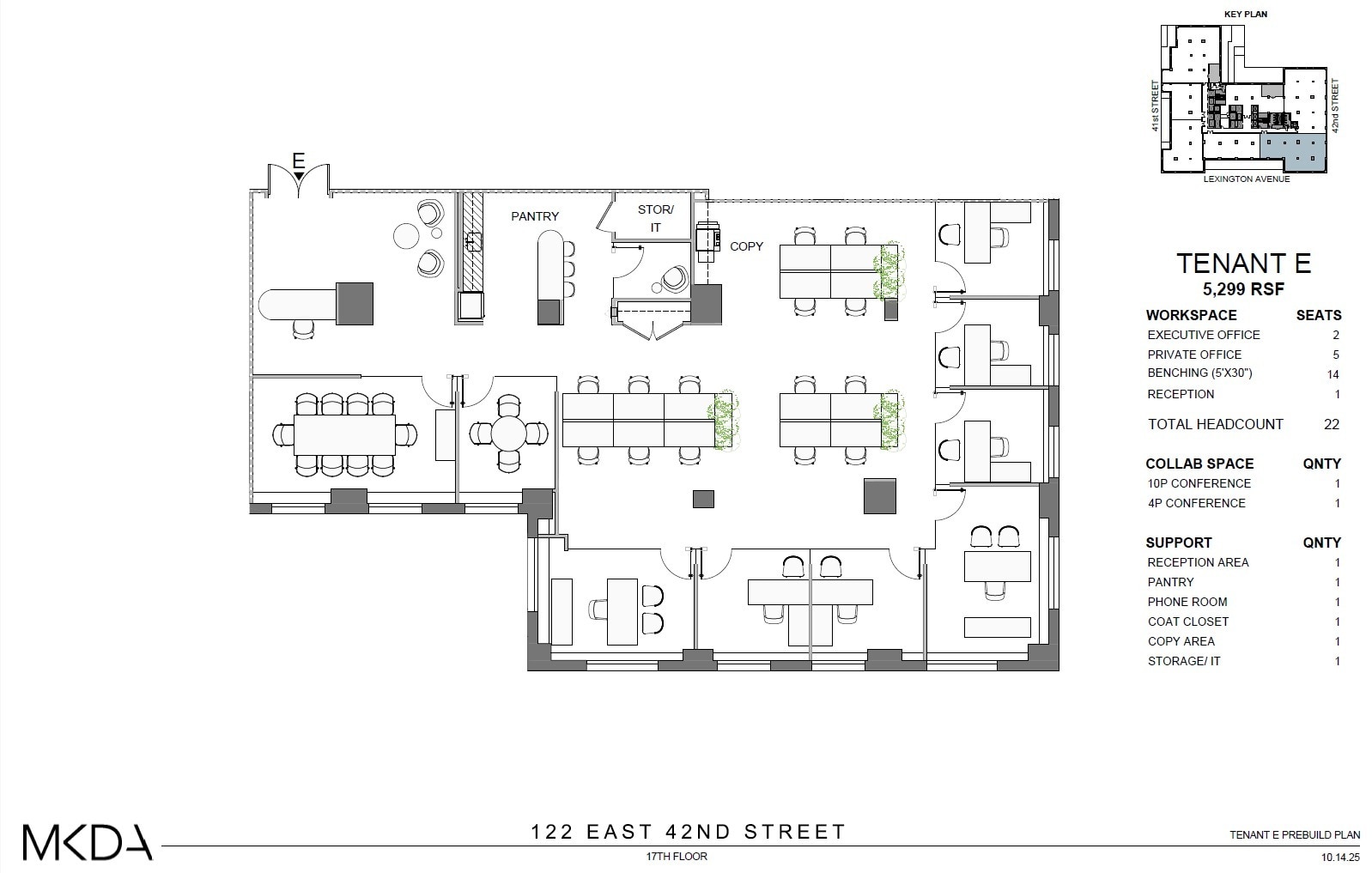 122 E 42nd St, New York, NY à louer Plan d’étage– Image 1 sur 3