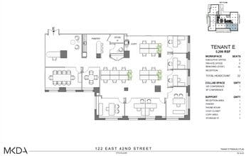 122 E 42nd St, New York, NY à louer Plan d’étage– Image 1 sur 3