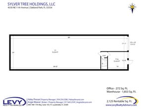 4530-4534 NE 11th Ave, Oakland Park, FL à louer Plan d’étage– Image 2 sur 2