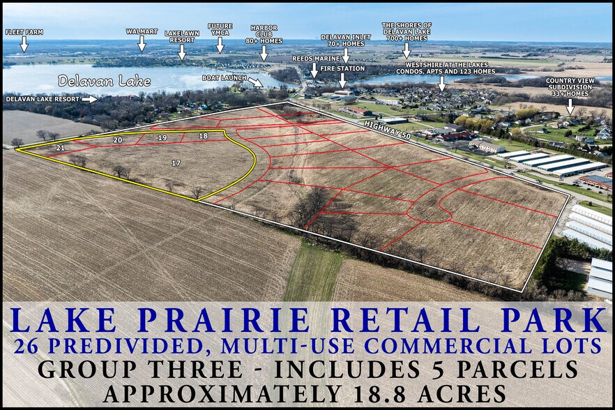 Lt17-Lt21 Highway 50, Delavan, WI à vendre - Aérien – Image 2 sur 17