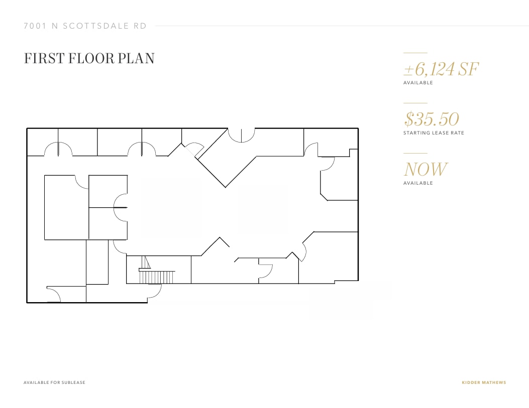 7001 N Scottsdale Rd, Scottsdale, AZ à louer Plan d’étage– Image 1 sur 1