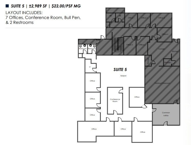 460 S Greenfield Rd, Mesa, AZ à louer Plan d’étage– Image 1 sur 1