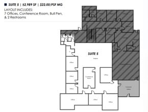 460 S Greenfield Rd, Mesa, AZ à louer Plan d’étage– Image 1 sur 1
